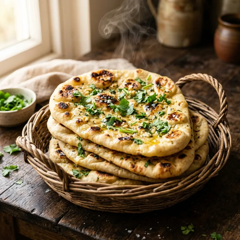 Fresh butter naan from our tandoor